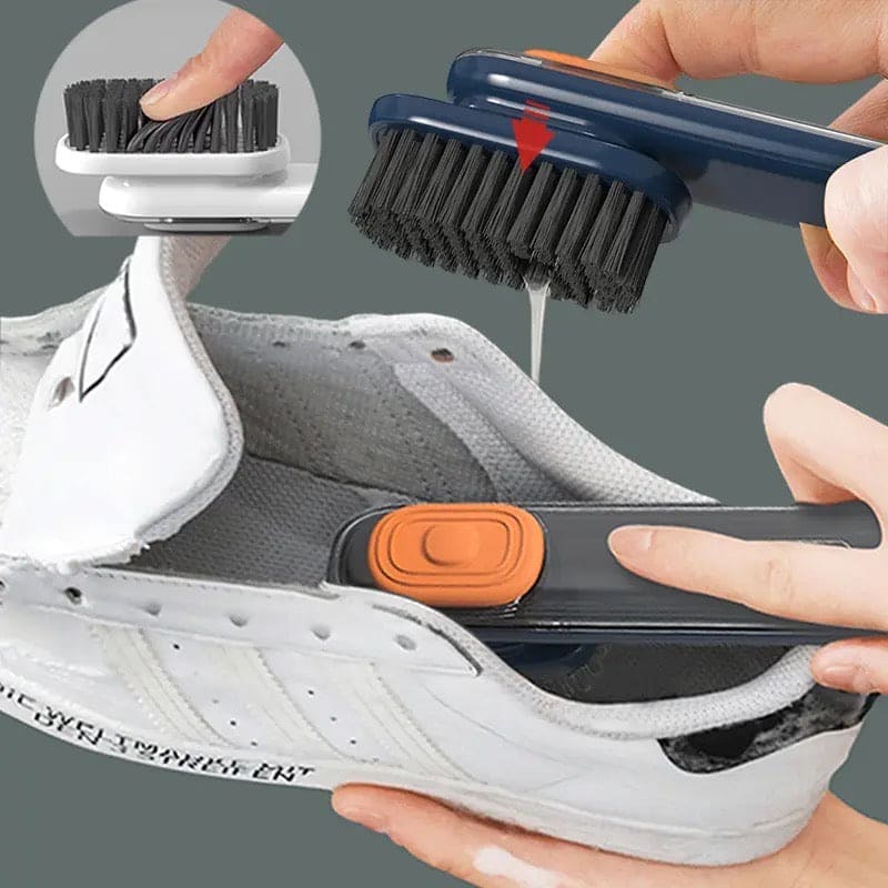 New Liquid Shoe Brush, Shoe Brushes With Liquid Dispenser, Multifunctional Soft Bristled Clothes Board Brush C, Household Laundry Cleaning Brush, Automatic Liquid Discharge Shoes Brush, Long Handle Laundry Clothes Brush Tool New Liquid Shoe Brush, Shoe Brushes With Liquid Dispenser, Multifunctional Soft Bristled Clothes Board Brush C, Household Laundry Cleaning Brush, Automatic Liquid Discharge Shoes Brush, Long Handle Laundry Clothes Brush Tool